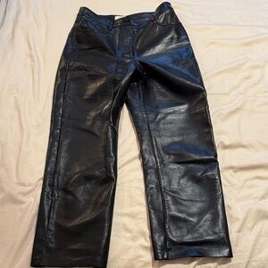 Wilfred Melina Cropped Faux Leather Pants